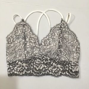 Poof New York Lace Bra Crop Top
